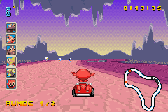 Cocoto Kart Racer screenshot 3 for GameBoy Advance